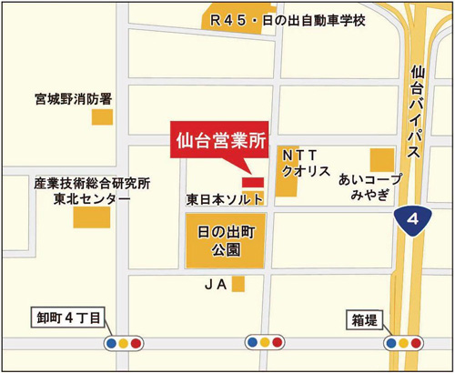 仙台営業所　地図